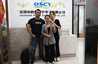 Proveedor de soluciones de alta tecnología: visita de Joe Inc a Shenzhen Oscan Electronics Co., Ltd.