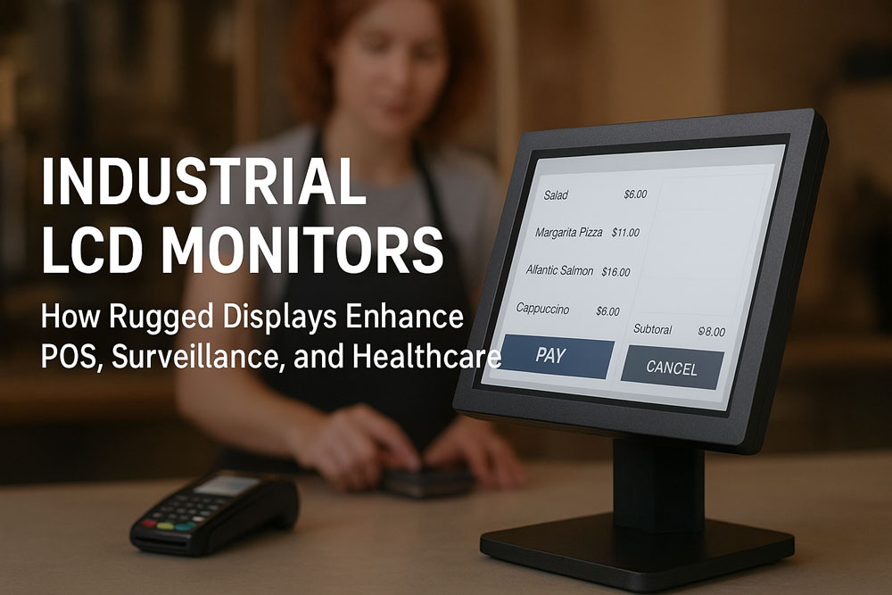 Industrial LCD Monitors: How Rugged Displays Transform POS, Surveillance, and Healthcare