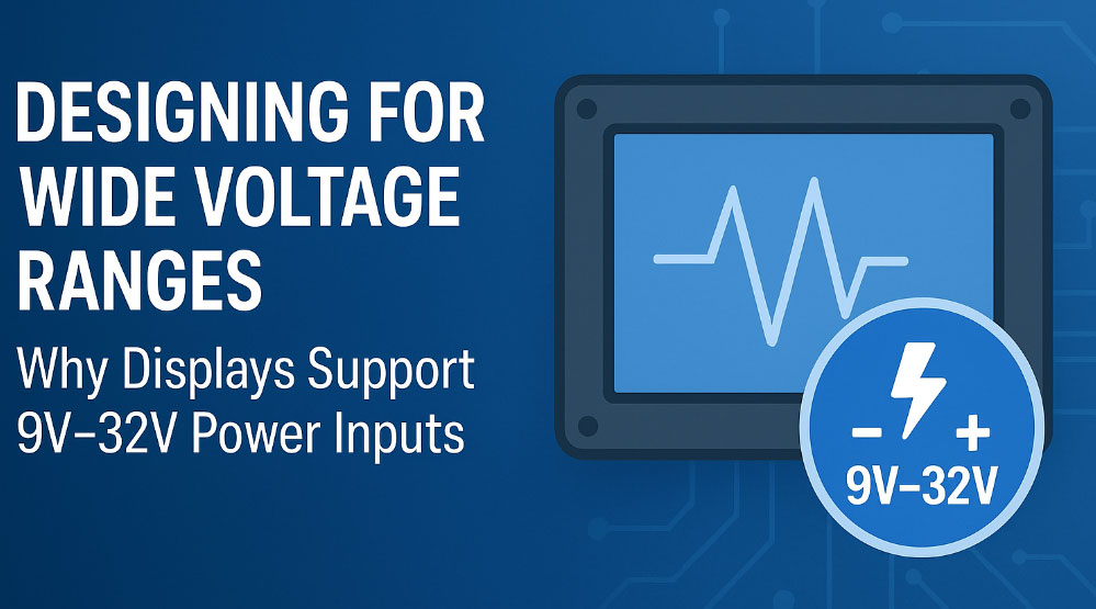 Why Displays Support 9V–32V Power Inputs
