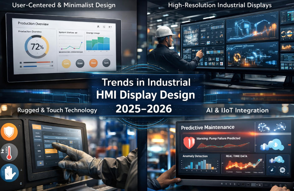 industrial HMI display design