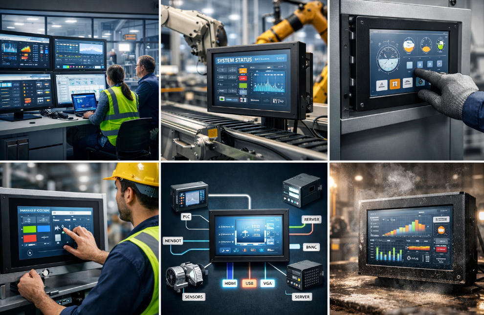 industrial LCD monitors